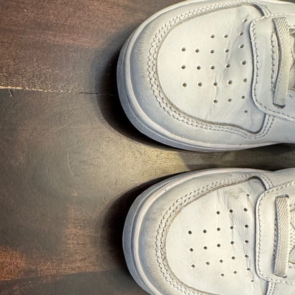 Nike Kids White and Teal High-Top Sneakers - Picture 8 of 8